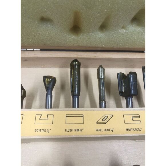 Router Bits-Grizzly Carbide Tip Router Bits (15). Vintage - Picture 3 of 13